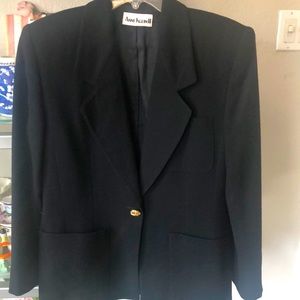 Anne Klein black blazer size 4